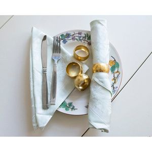 Modern Aluminum Napkin Rings Handmade For Luxury Dining <b>Tables</b> Perfect For <b>Parties</b> And Festive Celebrations - Product Image 5