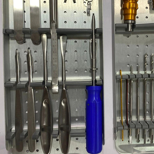 Kit d'instruments chirurgicaux pour petits fragments osseux des membres supérieurs, en acier inoxydable, manuel, pour chirurgie orthopédique, haute qualité, CE - Product Image 4