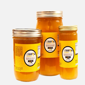 Miel cru 100% naturel, sain et naturellement sucré, produit pur idéal pour le thé, les toasts, les desserts, la cuisine et la préparation quotidienne des repas - Product Image 3