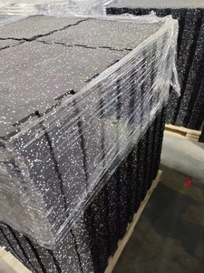 Dalles de sol en caoutchouc à emboîtement de type bouton pour salle de sport, antidérapantes, écologiques, résistantes à l'eau, pour usage extérieur, isolation acoustique, absorption des chocs - Product Image 5