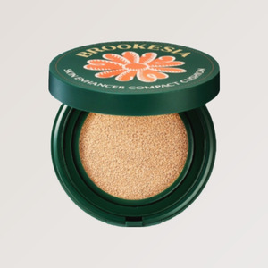 Base de maquillaje en cojín coreana Brukesia Skin Enhancer Matte Cushion No 1 Pale Peach, base de maquillaje en cojín, base de maquillaje con efecto aerógrafo - Product Image 4