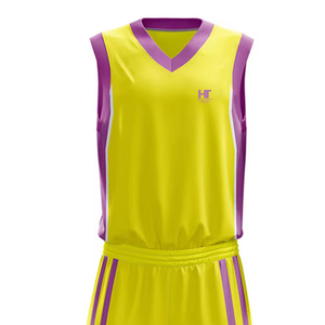 Ensemble d'uniformes de basket-ball personnalisés à prix raisonnable, vêtements de sport, service OEM personnalisé, uniforme de basket-ball - Product Image 6
