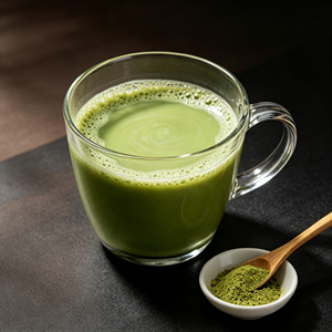 Poudre de matcha trois-en-un pour bubble tea, ingrédients pour matcha latte, haute solubilité pour smoothies, desserts, texture fine - Product Image 4