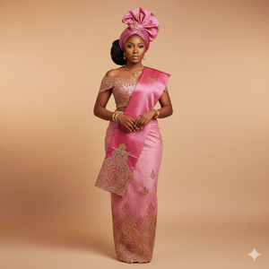 Nouvel Arrivage Tissu George Traditionnel Nigérian 120 GSM Haute Qualité Broderie Intricata Dentelle Matière pour Mariage et Fête pour Femmes - Product Image 5