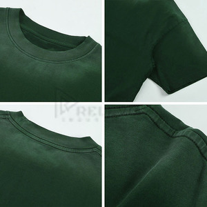 T-shirt en coton style streetwear unisexe, col rond, tissu doux, respirant, vêtement décontracté, coupe confortable, qualité supérieure, vente en gros - Product Image 6