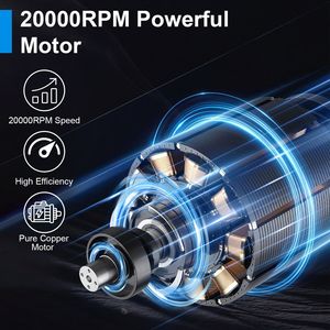 Mini Motosierra Eléctrica Portátil Inalámbrica de 8 Pulgadas con 2 Baterías Recargables de 1200mAh - Product Image 5