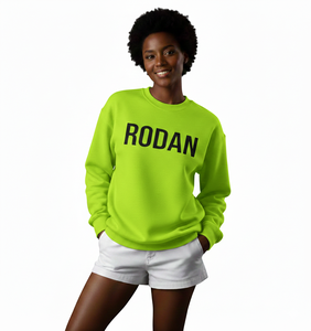 <b>Net</b> Style Women's Autumn Fashion Mockneck Oversized Knitted Printed Embroidered Fleece Sweatshirt-Customizable 100% Cotton - Product Image 2