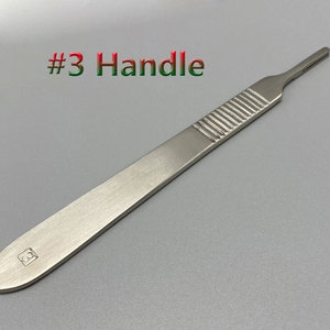 Manche de scalpel de précision professionnelle, instrument fiable pour les procédures cliniques et les soins chirurgicaux - Product Image 1