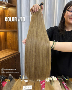 วิกผมตรงแบบมีเชือกผูกด้านหน้า สีผมทำสี  ผมแท้เวียดนาม  ถักสองชั้นด้วยเครื่องจักร สำหรับผู้หญิง - Product Image 5