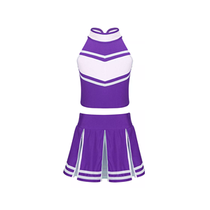 Uniforme de cheerleading unisexe confortable et personnalisé de haute qualité, tenue d'équipe pour femmes, ensembles avec strass, service OEM, impression personnalisée - Product Image 3