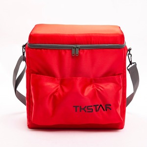 Red large-capacity cooler bag multi-functional thermal insulation shoulder bag crossbody bag suitable for picnics and camping - Product Image 1