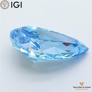 เพชร CVD สีฟ้าสดใส ระดับความสะอาด VS1 รูปทรงลูกแพร์ 4.00 กะรัต พร้อมใบรับรอง IGI สำหรับเครื่องประดับแบบโซลิแทร์ - Product Image 6