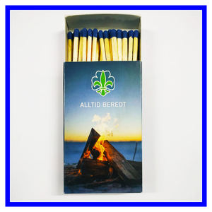 Kitchen Safety Matches Eco-Friendly <b>Matchbox</b> Size 118x65x20mm Wooden Matchsticks Printing for Cooking Home Lighting Reliable Use - Product Image 2