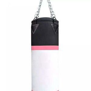 Saco de Boxeo Profesional de Cuero Ajustable en Altura, Saco de Boxeo Pesado para Entrenamiento de MMA y Fitness - Product Image 3