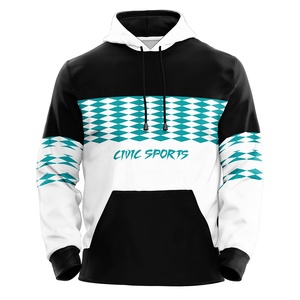 Sweats à capuche 100% polyester sublimé unisexe pour hommes haut de gamme Impression numérique personnalisée Motifs vibrants pour l'hiver - Product Image 1