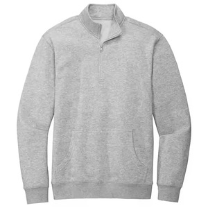 Custom Design Cotton Polyester <b>Mens</b> Quarter Zip <b>Pullover</b> Stand Long Sleeve Sweatshirt Loose Pockets Relaxed Fit Winter Warm Wear - Product Image 6