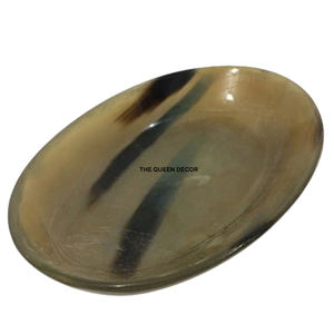 Cuenco de Cuerno Personalizado, Sostenible, Hecho a Mano, Chapado, Artesanía Natural de la India en Venta - Product Image 2