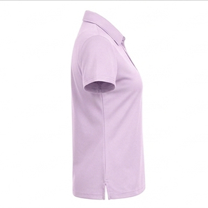 Camiseta de Golf para Mujer, Color Sólido, 100% Algodón, Secado Rápido, Transpirable, Antiarrugas, Estilo Casual, Marca Personalizada - Product Image 2