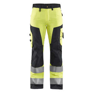 Pantalones de Seguridad Reflectantes de Alta Visibilidad para Hombre, Pantalones de Trabajo para Exteriores con Bolsillos Tipo Cargo, Material de Rayón Antiarrugas, Certificación EN - Product Image 5