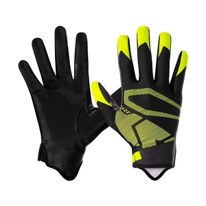 Professional Football Gloves | Minimalist Stealth All-Black Textured Design | Direct Factory Price and different sizes and color - Product Image 1