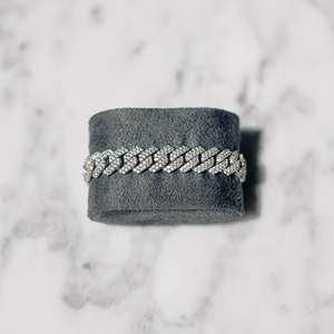 Bracelet à maillons en argent 925 de luxe avec motif géométrique, pour un usage quotidien, bijoux unisexes - Product Image 1