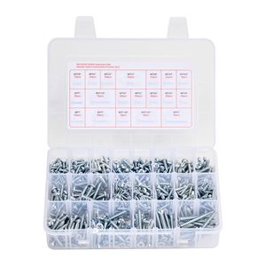 Kit Assortito di 2250 Viti per Mobili, Metriche + Imperiali, in Acciaio Legato M3/M4/M5/M6/M8, Viti a Macchina con Rondelle Piatte per Diverse Applicazioni - Product Image 5