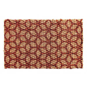 Tapis de porte en fibre de coco avec support en PVC, couleur unie, fabriqué à la machine, tissé, pour usage extérieur, hôtel et maison - Product Image 1