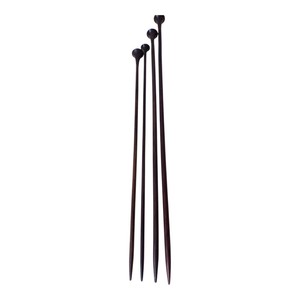 Agujas de Tejer de Madera Natural Premium para Tejer a Mano, Agujas de Ganchillo Ligeras y Suaves para Hilos, Proyectos de Ganchillo y Manualidades - Product Image 4