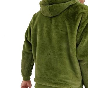 Sweat à capuche en polaire Sherpa grande taille, séchage rapide, respirant, pull à capuche décontracté, streetwear pour l'automne et l'hiver - Product Image 3