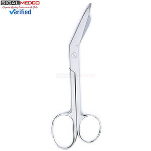 Ciseaux à pansements Lister manuels à anneau unique, 5,5 pouces, en acier inoxydable chirurgical de haute qualité, ciseaux médicaux CE - Product Image 5