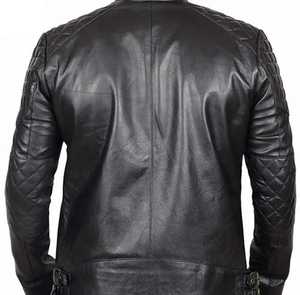 Veste en cuir pour homme de créateur avec design personnalisé, veste en cuir grande taille pour l'hiver, utilisation en extérieur, service OEM pour homme. - Product Image 6