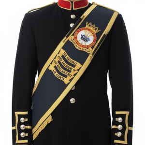 Meilleures ventes, écharpes brodées personnalisées de haute qualité, accessoires d'uniforme d'officier, équipement de protection personnelle, écharpes - Product Image 1