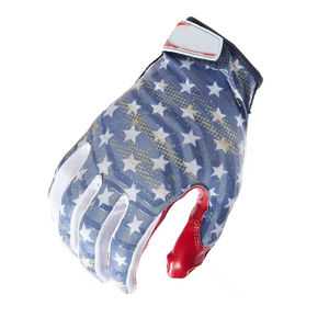 Gants de football américain avec logo personnalisé - élégants, confortables, antidérapants, imperméables, à doigts complets, unisexes, résistants, vêtements de sport - Product Image 3