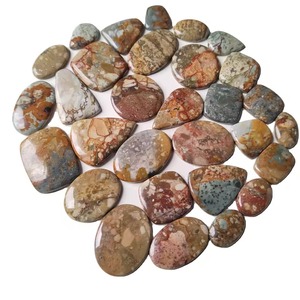 Cabochon de jaspe américain, cristal naturel, opale, rubis blanc, pierres précieuses en vrac, accessoires de bijouterie, prix par lot - Product Image 5