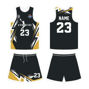 100% Polyester Maillot de basket-ball à séchage rapide Pas cher P[rice Sportswear Uniforme de basket-ball à séchage rapide pour hommes - Product Image 3