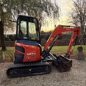 Kubota U27-4 High Quality <b>Mini</b> Excavator Low Hours <b>Mini</b> Crawler Excavator Kubota Digger Excavator Kubota - Product Image 3