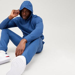 Ensemble de jogging unisexe en molleton bouclette de haute qualité 2026, personnalisable avec logo OEM, col à capuche, couleur unie, épais, pour le fitness et le sport - Product Image 4