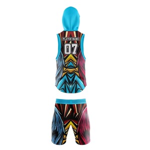Hooded <b>Compression</b> 7 on 7 Custom Flag Football Jerseys Uniforms Fully Sublimated Team 7 on 7 Uniforms Wear Top Quality Product - Product Image 4