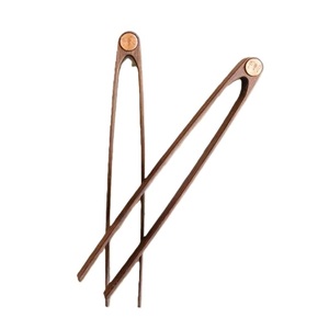 Pinzas de Bambú Ecológicas para Alimentos, Pinzas Resistentes para Pan, Pinzas para Asar a la Parrilla, Pinzas para Tostar, para Cocina, Restaurante, Exteriores, Pedidos al por Mayor - Product Image 1