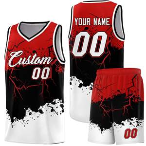 Ensemble d'uniformes de basketball personnalisés à faible MOQ, tenue de sport respirante pour le basketball - Product Image 1