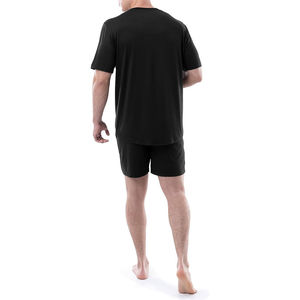 2026 Summer Beach Suits Men's Casual 2 Piece Set Short Sleeve Shirt + Shorts Loose Printed <b>Elastic</b> Waist Short Pants Suits - Product Image 3