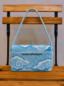 Sac à bandoulière portable de luxe professionnel, léger, robuste, de haute qualité, fait main, écologique et perlé, tendance, vente en gros - Product Image 5