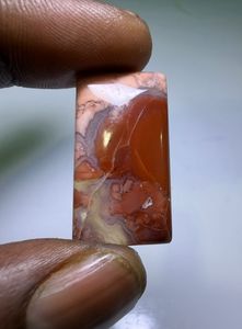 Cabujón de Ágata Algodón de Azúcar Natural de Alta Calidad, Material Suelto para Fabricación de Joyas - Product Image 3