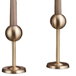 Ensemble élégant et moderne de 3 bougeoirs en aluminium moulé électrolytique, décoration d'intérieur, table, best-seller - Product Image 1