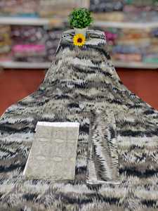 Colección Eid: Elegancia Somalí - Tela de Voile Jacquard de Sarga Tejida con Estampado Digital de Estrellas para Boda - Product Image 3