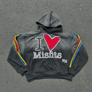 Custom High Quality 100% Cotton Winter Eco-Friendly Distressed Embroidery Sunfaded Vintage Washed Rhinestone Hoodie Men - Product Image 5