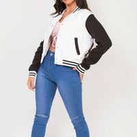 Blouson Bomber Universitaire Femme en Satin, Style Baseball, avec Broderie Personnalisée et Patch Logo, Léger et Décontracté pour l'Hiver