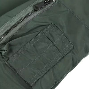 ODM/OEM Service Heavyweight <b>Men's</b> Street Style Custom Satin Embroidery <b>Jacket</b> <b>Baseball</b> Oversized Bomber <b>Jacket</b> - Product Image 4