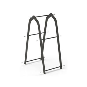 A Frame Metal Wire Storage <b>Basket</b> Set Rectangle <b>Stackable</b> with Handle for Neatening and Multi-Purpose Use - Product Image 4