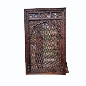 Porte-livres en bois de Sheesham sculpté, design Jali - Vente en gros de bois de rose indien - Product Image 6